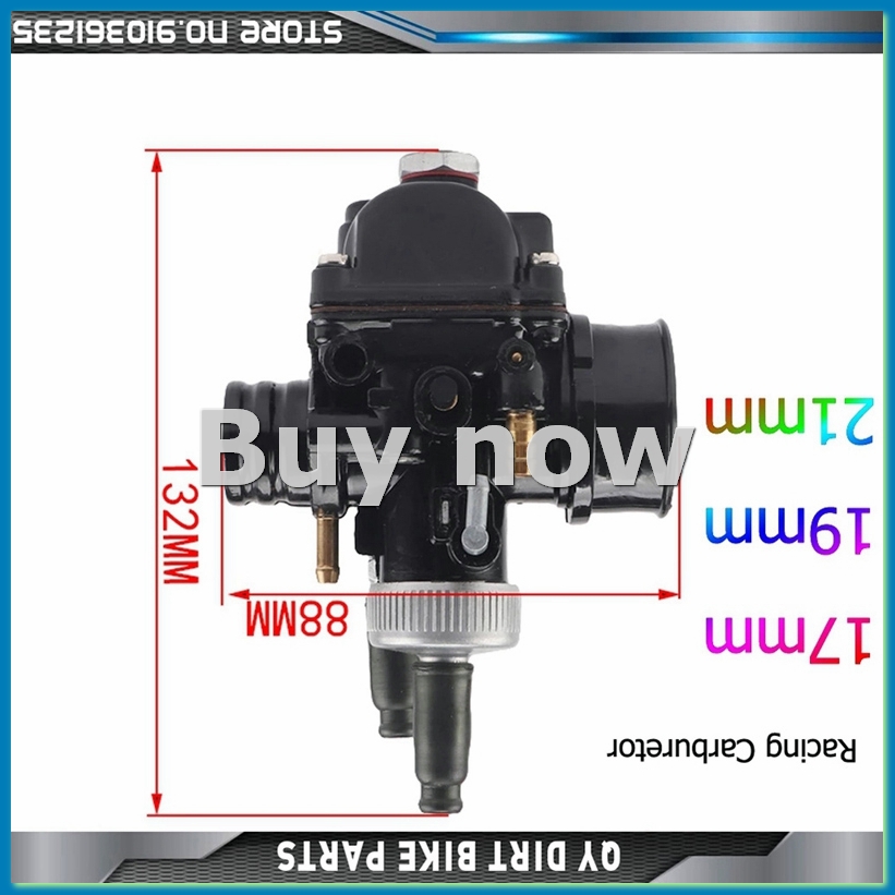 Motorcycle Carburetor - Carburatore moto PHBG 21MM AD Carburatore