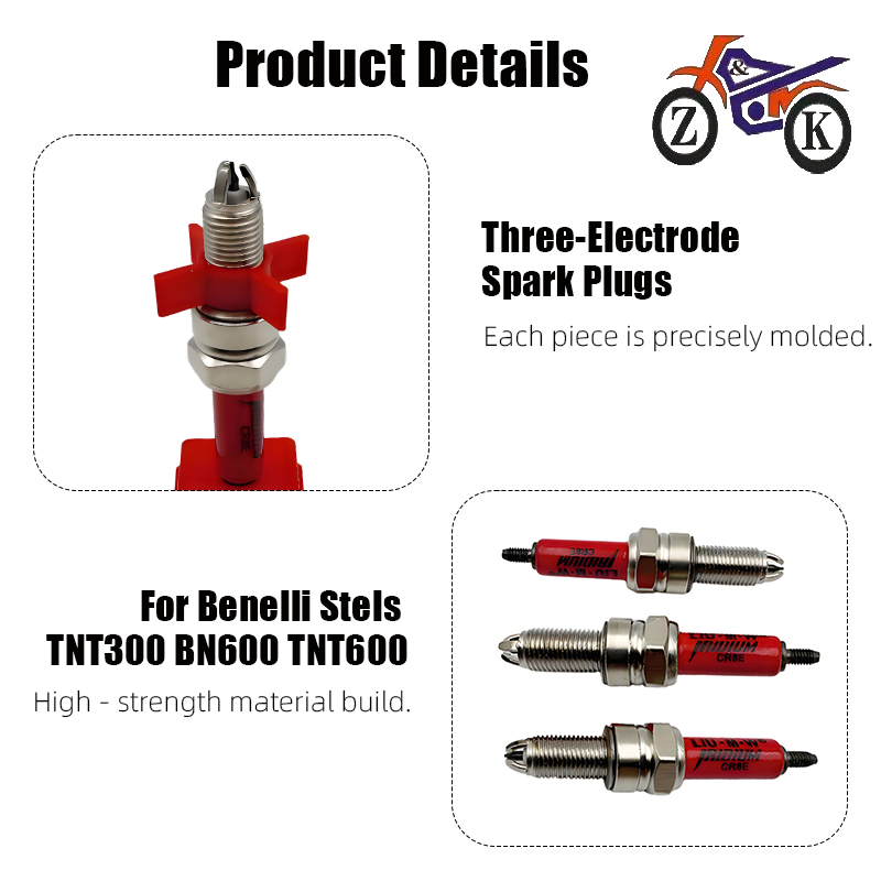 1PCS CR8E 3 Elettrodi EFI Moto - Motorcycle Spark Plug recensione e prezzo