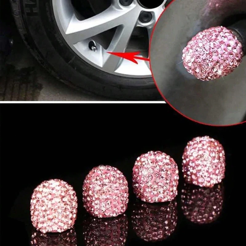 2/4PCS Diamante Auto Tappi Val - Motorcycle Valve Cover recensione e prezzo